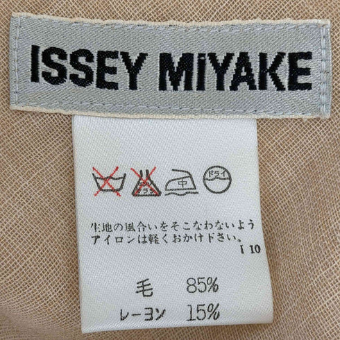 イッセイミヤケ ISSEY MIYAKE ウールレーヨン 切替 ノースリーブワンピース レディース JPN:M