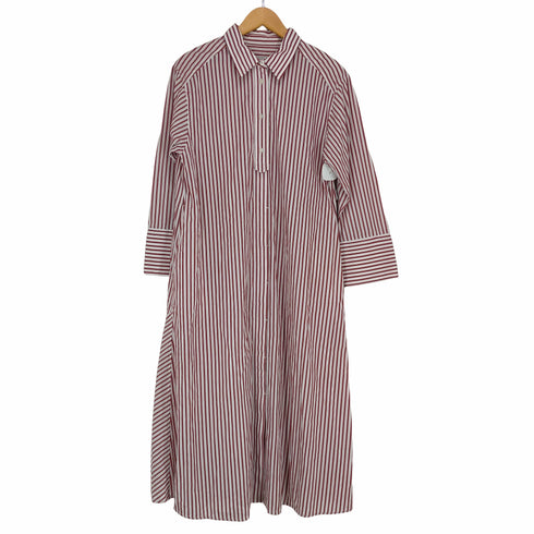 シンプリシテェ SIMPLICITE 22SS ストライプシャツワンピース レディース