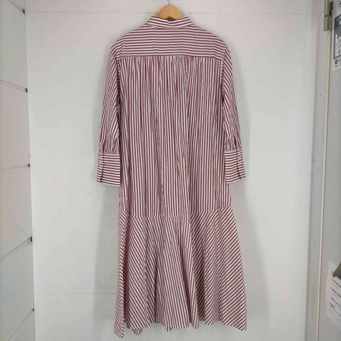 シンプリシテェ SIMPLICITE 22SS ストライプシャツワンピース レディース