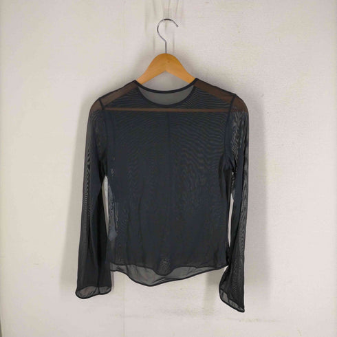 マメクロゴウチ Mame Kurogouchi シアークルーネックTシャツ レディース JPN:L