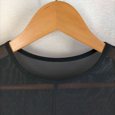 マメクロゴウチ Mame Kurogouchi シアークルーネックTシャツ レディース JPN:L