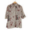 マックスマーラ MAXMARA MADE IN ITALY 白タグ 花柄比翼S/S シャツ レディース EUR:42