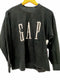 ギャップ Gap 90S OLD GAP ロゴ刺繍モックネックL/S カットソー レディース import:M