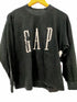 ギャップ Gap 90S OLD GAP ロゴ刺繍モックネックL/S カットソー レディース import:M