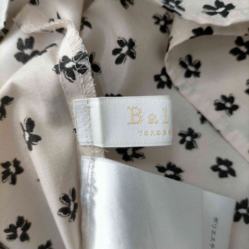 ボールジー BALLSEY プチフラワープリント ネックギャザーブラウス レディース JPN:36