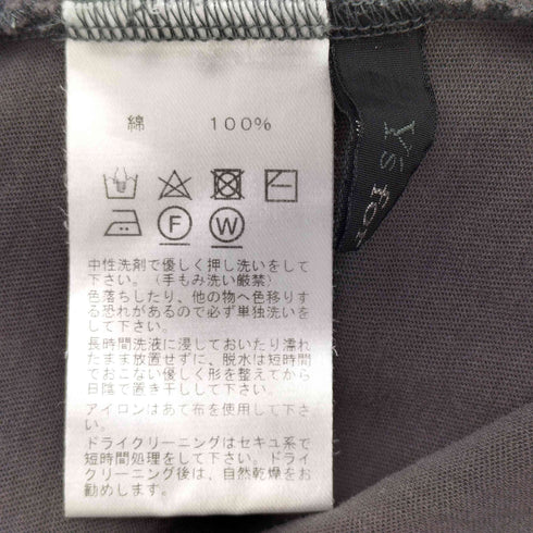 ワイズフォーリビング Ys for living 袖変形クルーネックカットソー S/S TEE オーバーダイ 切替 レディース