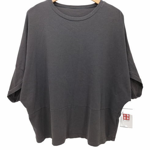 ワイズフォーリビング Ys for living 袖変形クルーネックカットソー S/S TEE オーバーダイ 切替 レディース