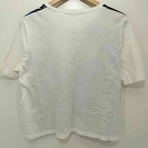 ワイズフォーリビング Ys for living 切替プリント S/S TEE 半袖Tシャツ 総柄 レディース