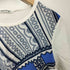 ワイズフォーリビング Ys for living 切替プリント S/S TEE 半袖Tシャツ 総柄 レディース