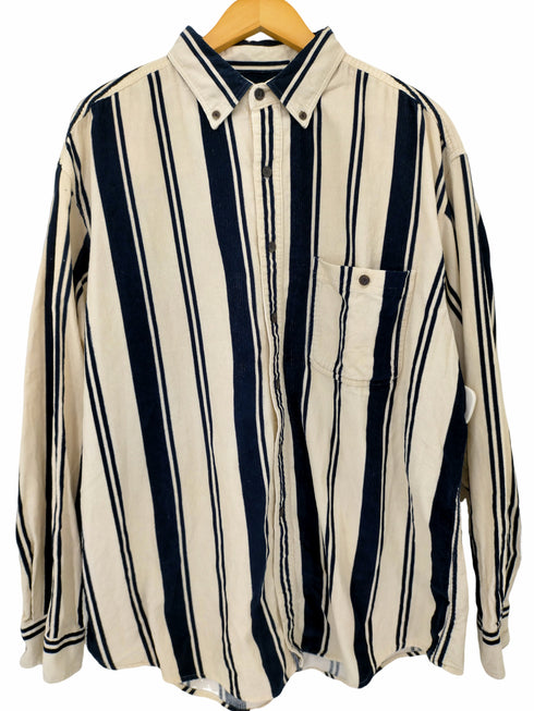 ノースウエスト テリトリー NORTHWEST TERRITORY ストライプコーデュロイBDシャツ メンズ import:XL