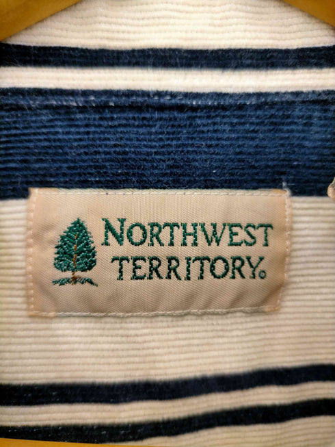 ノースウエスト テリトリー NORTHWEST TERRITORY ストライプコーデュロイBDシャツ メンズ import:XL