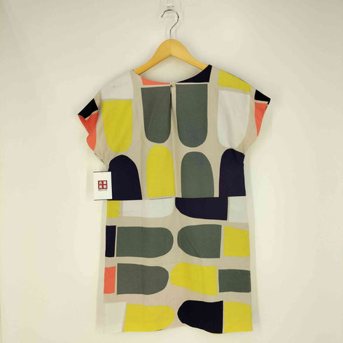 マリメッコ marimekko 総柄 コットン ノースリーブワンピース レディース 34