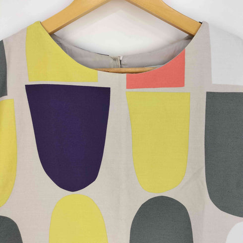 マリメッコ marimekko 総柄 コットン ノースリーブワンピース レディース 34