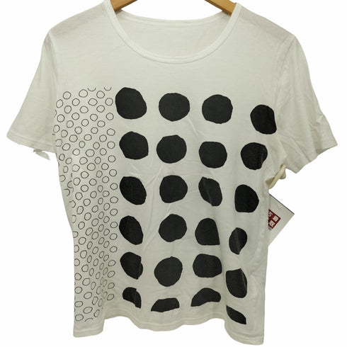ワイズフォーリビング Ys for living 片面プリント S/S TEE 半袖Tシャツ ドット レディース