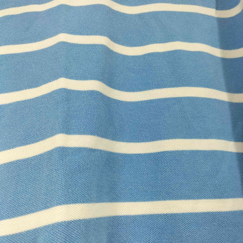 ポロバイラルフローレン Polo by RALPH LAUREN スリランカ製 マリンボーダー ポロシャツ メンズ JPN:L