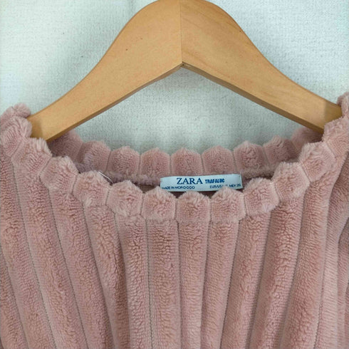 ザラ ZARA フェイクファーフリースプリーツニット レディース JPN:S