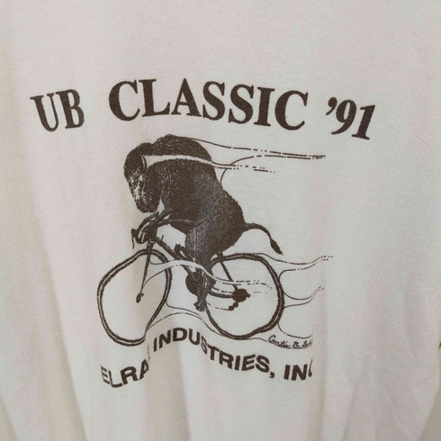 企業プリントリンガーTシャツ メンズ
