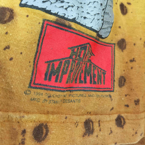 HOME IMPROVEMENT ©1994 工具プリント 総柄 S/S クルーネック Tシャツ メンズ import:XL