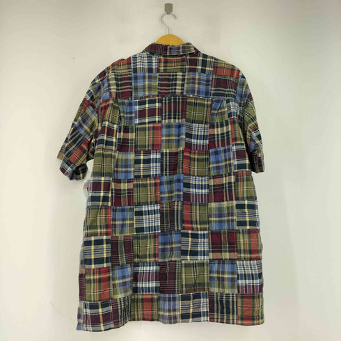 ノーティカ NAUTICA MADRAS パッチワーク マドラスチェックシャツ メンズ JPN:L