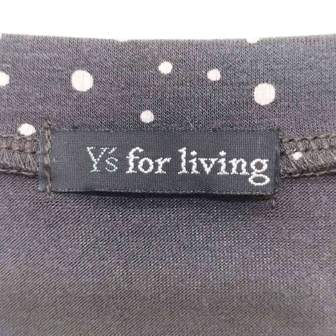 ワイズフォーリビング Ys for living ドット柄 セットアップ 襟切替 レディース