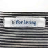 ワイズフォーリビング Ys for living ボーダー柄 S/S TEE 半袖Tシャツ レディース