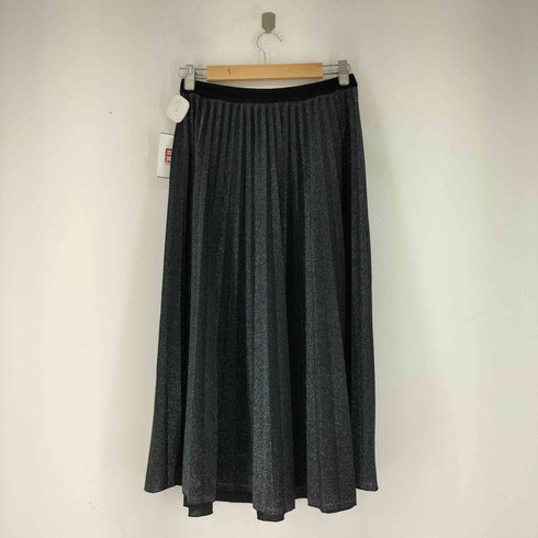 ザラ ZARA ラメ加工 プリーツスカート レディース L