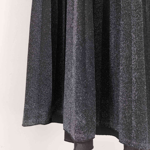 ザラ ZARA ラメ加工 プリーツスカート レディース L