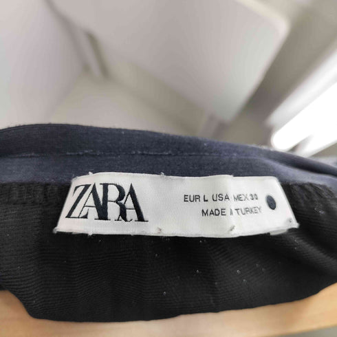 ザラ ZARA ラメ加工 プリーツスカート レディース L