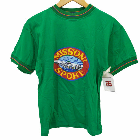 MISSONI SPORT リブデザインフロントプリントTシャツ メンズ JPN:XS