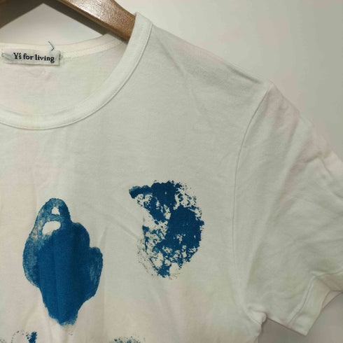 ワイズフォーリビング Ys for living 片面プリント S/S TEE 半袖Tシャツ 総柄 レディース