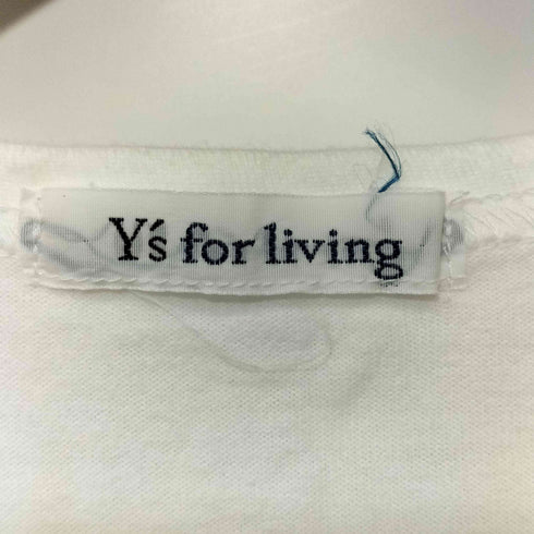 ワイズフォーリビング Ys for living 片面プリント S/S TEE 半袖Tシャツ 総柄 レディース