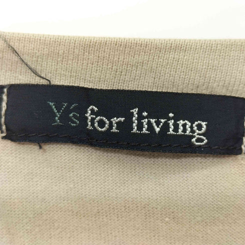 ワイズフォーリビング Ys for living 片面プリント S/S TEE 半袖Tシャツ 総柄 レディース