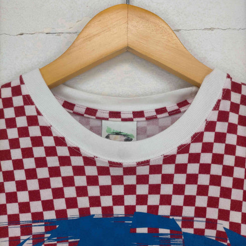 アンダーカバー UNDERCOVER チェック柄 両面プリントS/S TEE メンズ JPN:M