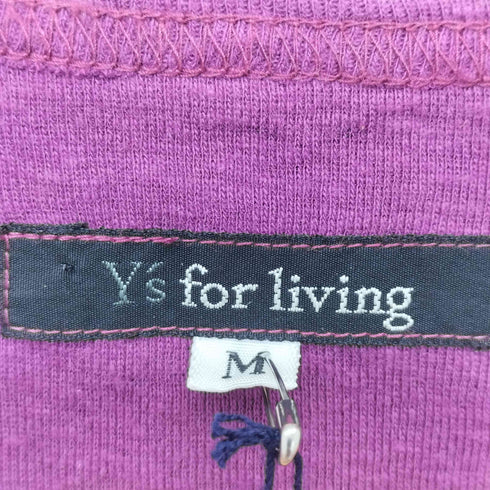 ワイズフォーリビング Ys for living S/S TEE 半袖Tシャツ プレーン ステッチ レディース