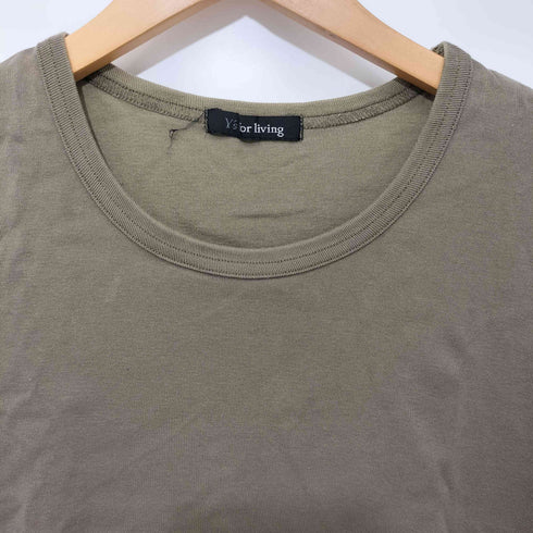 ワイズフォーリビング Ys for living S/S TEE 半袖Tシャツ プレーン ヘビーウェイト レディース