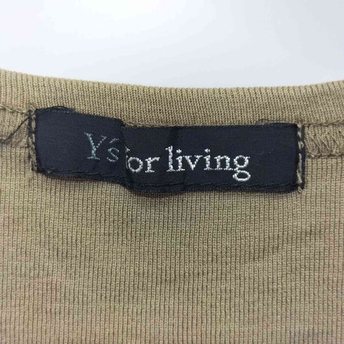 ワイズフォーリビング Ys for living S/S TEE 半袖Tシャツ プレーン ヘビーウェイト レディース
