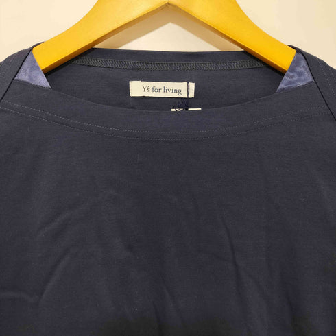 ワイズフォーリビング Ys for living 変形ネック S/S TEE カットソー レディース