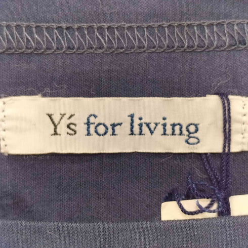 ワイズフォーリビング Ys for living 変形ネック S/S TEE カットソー レディース