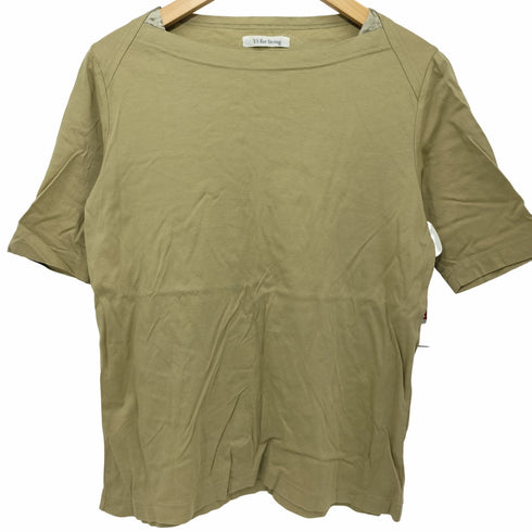 ワイズフォーリビング Ys for living 変形ネック S/S TEE カットソー レディース