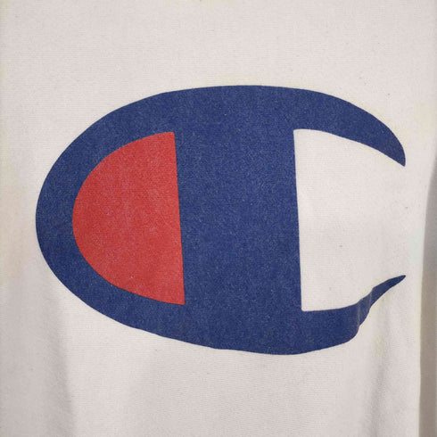 チャンピオン Champion reverse weave ビッグロゴ 染み込み 両面プリント 半袖スウェット メンズ