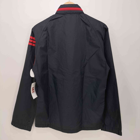 アディダスオリジナルス adidas Originals 80-90sデサント製 フロントトレフォイルロゴ 裾ドローコード ジップアップジャケット メンズ S