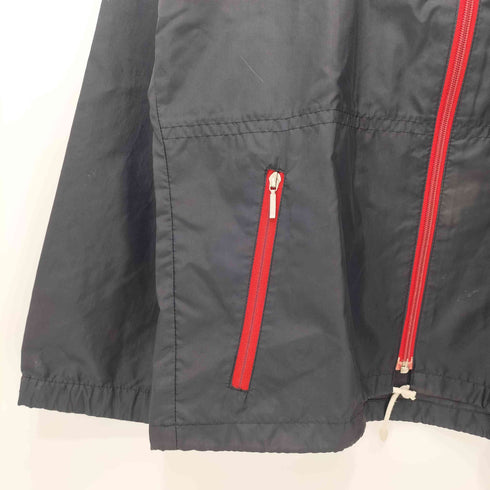 アディダスオリジナルス adidas Originals 80-90sデサント製 フロントトレフォイルロゴ 裾ドローコード ジップアップジャケット メンズ S
