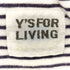 ワイズフォーリビング Ys for living S/S TEE ボーダー柄 レディース JPN:M