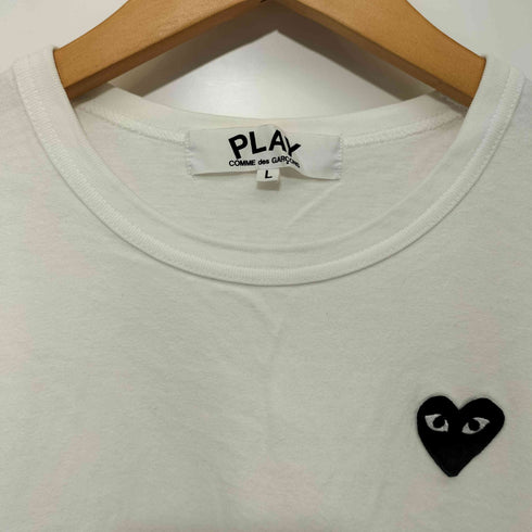 プレイコムデギャルソン PLAY COMME des GARCONS ブラック・ハートワッペン・Tシャツ レディース JPN:L