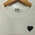 プレイコムデギャルソン PLAY COMME des GARCONS ブラック・ハートワッペン・Tシャツ レディース JPN:L