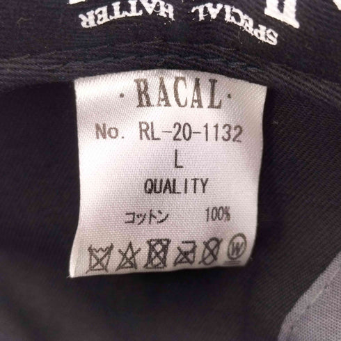 ラカル RACAL コットンチノクロス アンパイアキャップ メンズ L