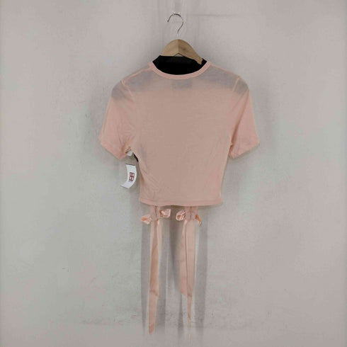 シモーネロシャ Simone Rocha リボンテール Easy コットン クルーネックTシャツ レディース JPN:XS