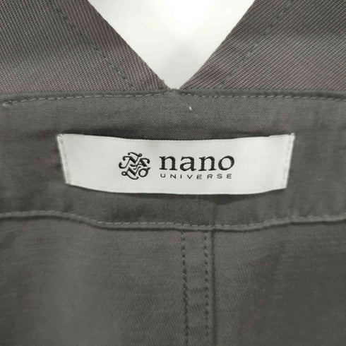 ナノユニバース nano universe ストレッチツイルオーバーオール レディース 36