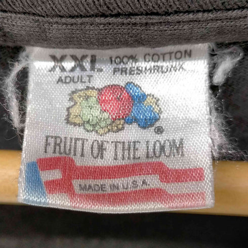 フルーツオブザルーム FRUIT OF THE LOOM 90s USA製 カメレオン 四十八手 両面プリント半袖Tシャツ メンズ XXL