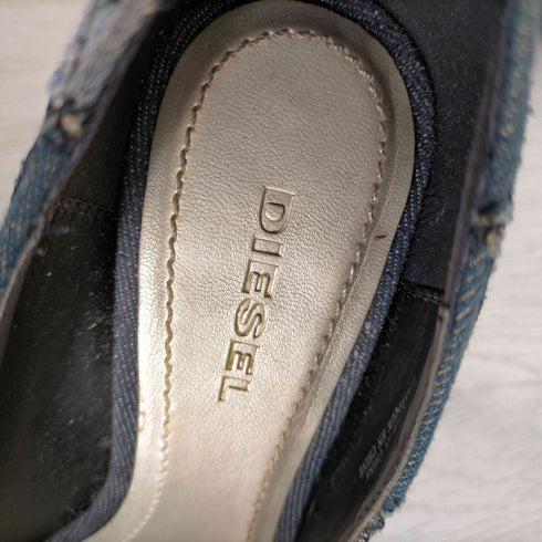 ディーゼル DIESEL デニムパッチワークハイヒール レディース 35